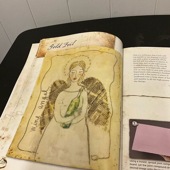 Plaster Studio Mixed Media Techniques Painting Casting and Sculpting Book - Picture 5 of 16